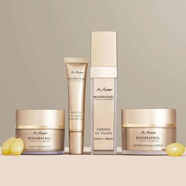 M. Asam Resveratrol Premium NT50 Perfecting Eye Cream – Anti-aging under eye cream with resveratrol & hyaluronic acid to s...