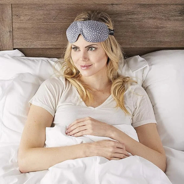Bucky 40 Blinks No Pressure Eye Mask for Travel & Sleep, Granite Dots, One Size - Product Image