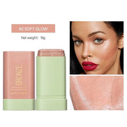 Multi-Use Makeup Blush Stick, Beauty Tinted Solid Blush Stick,Facial Contouring Highlight & Brighten Face Stick, Waterproo...