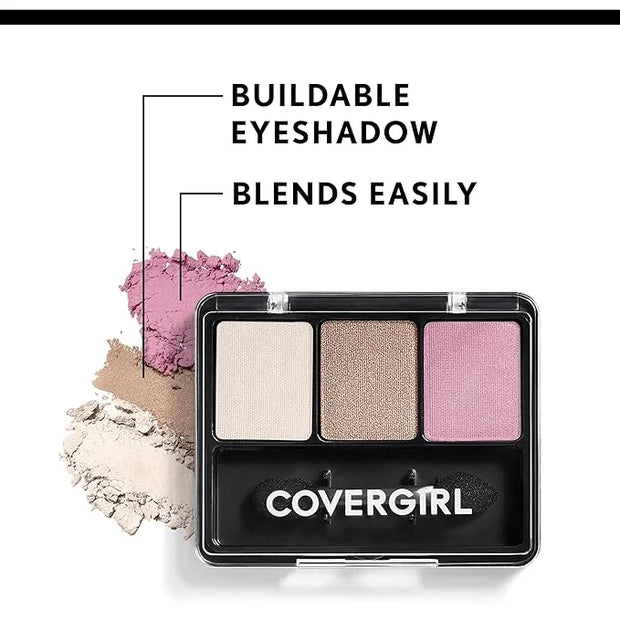 COVERGIRL - Eye Enhancers 3-Kit Eyeshadow, silky, sheer formula, double ended applicator, 100% Cruelty-free - Product Image