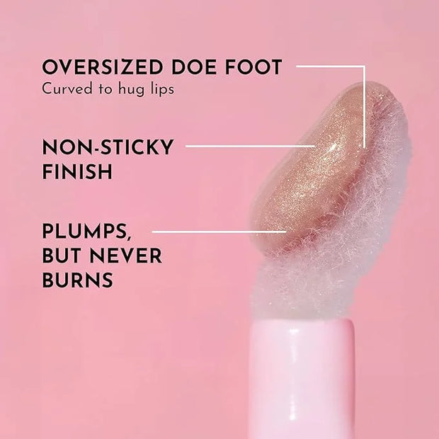 Forget the Filler Lip Plumping Line Smoothing Gloss - Candy Sky - Premium Volumizing Lip Gloss with Natural Ingredients De...