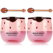 2Pcs Strawberry Vitamin E Lip Masks，Lip
