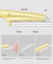 ennva Eyebrow Razor for Women - Eyebrow Trimmer Dermaplaning Tool- Ergonomic Eyebrow Shaper and Facial Razor for Peach Fuz...
