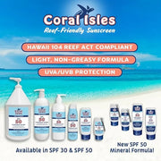 Sunscreen Spray SPF 30 - Broad Spectrum UVA/UVB Protection - Hawaii 104 Reef Act Compliant (Oxybenzone & Octinoxate Free) ...
