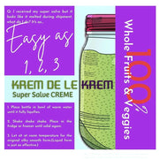 Face & Body Moisturizer for Women & Men, Dry Skin, Hands, Hair, Eye Salve, Bum, All in One | Krem De Le Krem | Made of Oli...