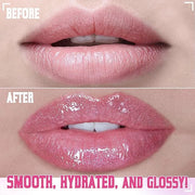 Jcoos Lip Gloss Lip Oil, Glitter Clear Lip Gloss, Purple Lip Gloss, Moisturizing, Shiny, Hydrating Lip Oil, Mint & Grapes ...