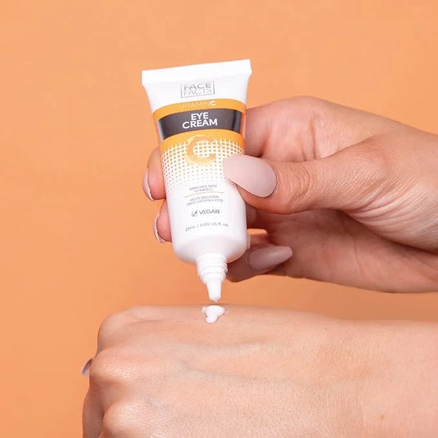 Paeceioni Face Facts Vitamin C Eye Cream | Antioxidant-rich Vitamin C + Glycerin | Hydrate + Brighten Eyes |Vegan | 25ml -...