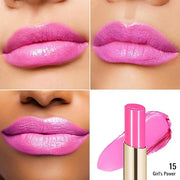 Oulac Moisturizing Shine Pink Lipstick for Women - 2 in 1 Glossy Bright Pink Tinted Lip Balm, Hydrating Winter Lipstick fo...