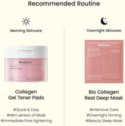 Biodance Collagen Gel Toner Pads, Pore Minimizer for Face, Improving Elasticity, Gentle Exfoliating Korean Toner Pads for ...