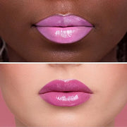 Juvia's Place Smoothie Lip Gloss Pink Drink - Hydrating Cream Lipgloss with Pink & Mauve Tones - Non Sticky Plumping Gloss...