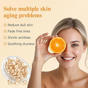 HKH Vitamin C Super Serum for Face - Anti Aging Vitamin E Facial Serum Capsules with Niacinamide, Vit C Serum Oil for Wome...