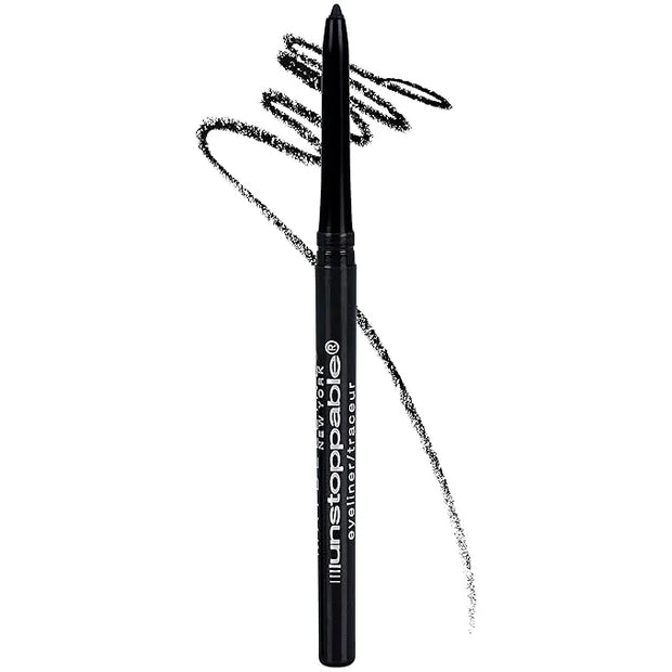 Maybelline Unstoppable Waterproof Mechanical Black Eyeliner Pencil, Easy to Apply, Smooth Glide, Up to 24 Hour Wear, Onyx ...