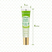 Ruby Kisses Broadway Vita-Lip Clear Lip Gloss (4 Pack Mint, Rosehip, Coconut Oil, Lip Oil Treatment), Ultra-Hydrating & So...