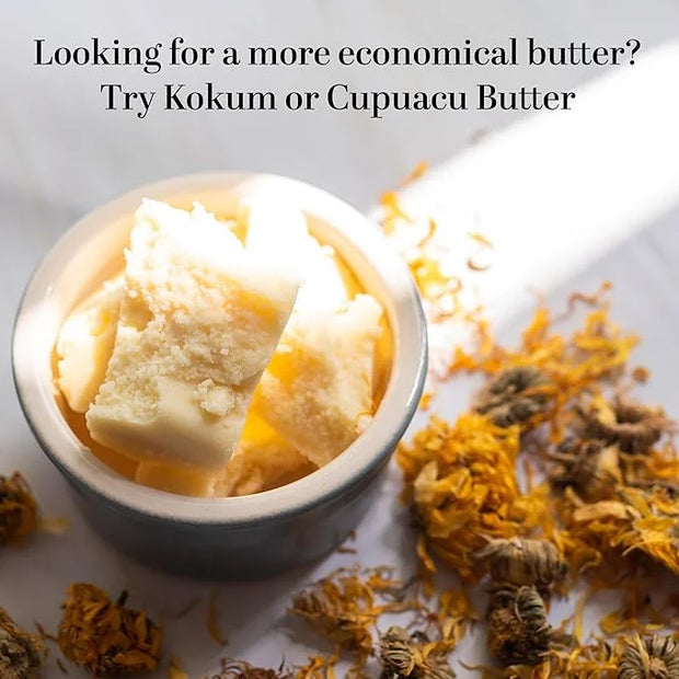 Better Shea Butter Raw Cocoa Butter - Unrefined, 100% Pure, Food Grade - Use for Cocoa Lip Balm, Stretch Marks Cream, Caca...