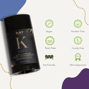 PLAY PITS - 2 Pack - Natural Deodorant - Safe for Men & Women w/Sensitive Skin - Clean, Non-Toxic, & Paraben Free – KING S...