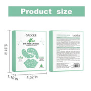 Under Eye Patches,Moisturizing Lip and Eye Mask,Reduce Wrinkles Puffy & Bags,refining lip lines, Anti Aging Moisturizer Fo...