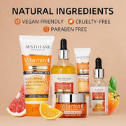 Vitamin C Skin Care Set Moisturizing Hyaluronic Acid Skin Care Kit 5PCS For Women Beauty Set Gift Set - Product Image