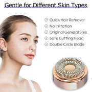 Gen 2 Replacement Heads for Flawless Facial Hair Remover, Shaver Pro Replacement Blades Heads Compatible with Finishing To...