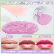 JCOOS Lip Gloss Base, Color Changing Lip Oil, Lipgloss Base, 2PCS 3.5 Ounce Lip Gloss Base Clear, Glossy, Moisturizing Lip...