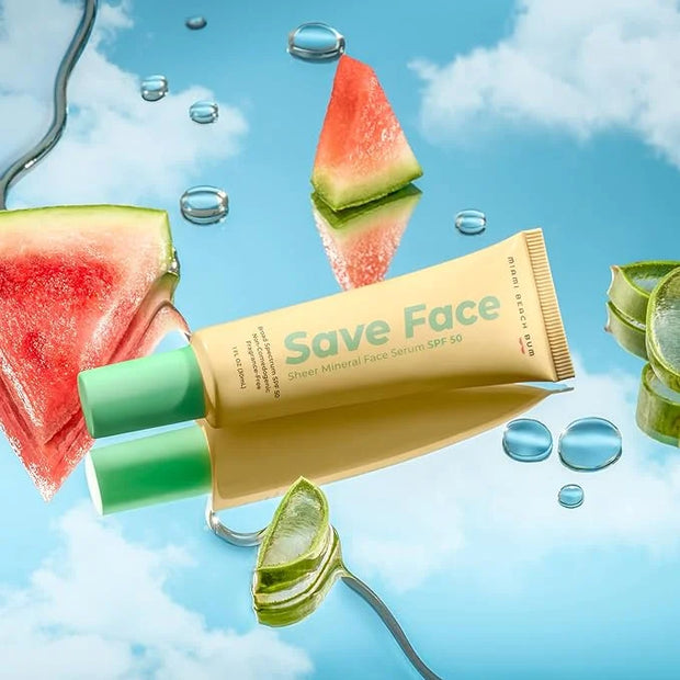 SPF 50 with Algae, Aloe & Antioxidants, Broad Spectrum Sunscreen Non-Aerosol, Hawaii Reef Compliant - Octinoxate, Oxybenzo...