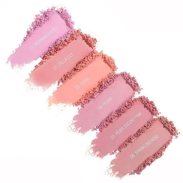 Cheeky Blush Compact for Face Cheeks, Talc Free Blusher Palette, Matte Powder Makeup, Natural Healthy, Mauve Pink Magenta ...