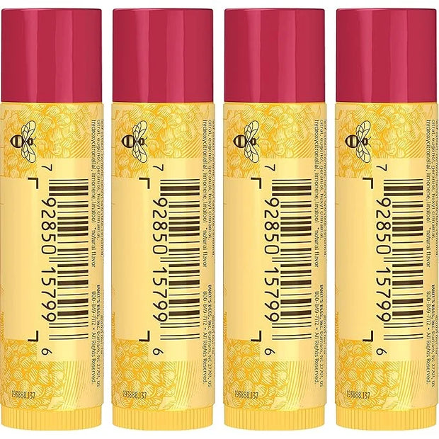 Burt's Bees Lip Balm - Pomegranate, Lip Moisturizer With Responsibly Sourced Beeswax, Tint-Free, Natural Origin Conditioni...