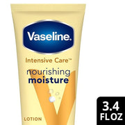 Vaseline Lotion, Intensive Care Nourishing Moisture 2-Pack – Moisturizer with Oat Extract + Ultra-Hydrating Lipids for Hea...