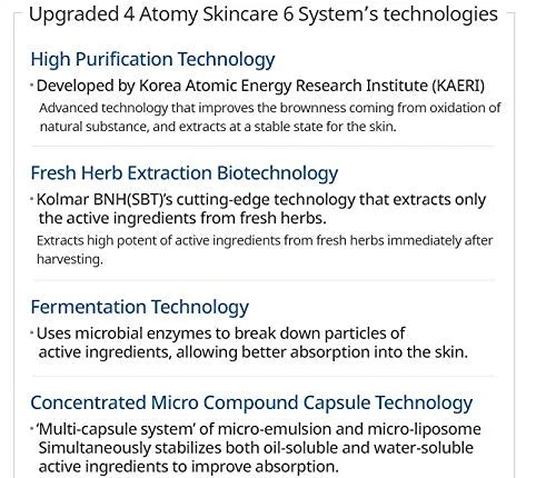 ATOMY Absolute CellActive Skincare Set 6 type - Product Image
