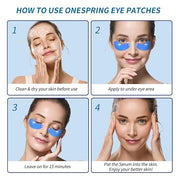 Eye Gel Pads (24 Pairs) - Under Eye Patches for Puffy Eyes, Wrinkles, Dark Circles, Natural Collagen Eye Gels, Under Eye M...