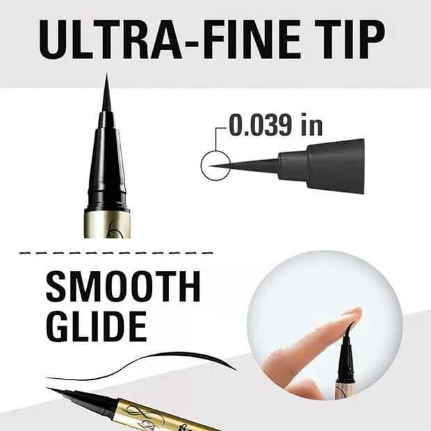 Heroine Make by KISSME Prime Waterproof Liquid Eyeliner, Stay All Day Long & Precise Eye Makeup from Japan, 03 Natural Bro...