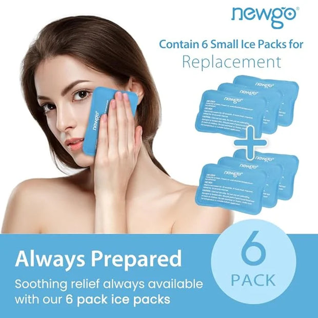 NEWGO Bundle of Cold Gel Eye Mask and Mini Ice Pack - Product Image