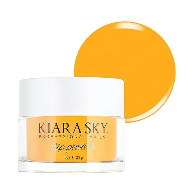 Kiara Sky Long Lasting Nail Dip Powder Yellow Tones 1 oz, Sunny Daze - Product Image
