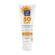 Kiss My Face Baby Sunscreen Lotion SPF 50 - Water-Resistant Sunscreen Mineral Lotion - Reef-Friendly & Cruelty-Free - Hypo...