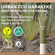 THESAEM Urban Eco Harakeke Deep Moisture Eye Cream 1.01oz. - Vegan Under Eye Cream with Harakeke Root Extract - Calms Puff...