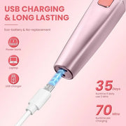 Eyebrow Facial Hair Remover - 2 in 1 Rechargeable Eyebrow Trimmer and Facial Hair Removal for Women, Painless Electric Hai...