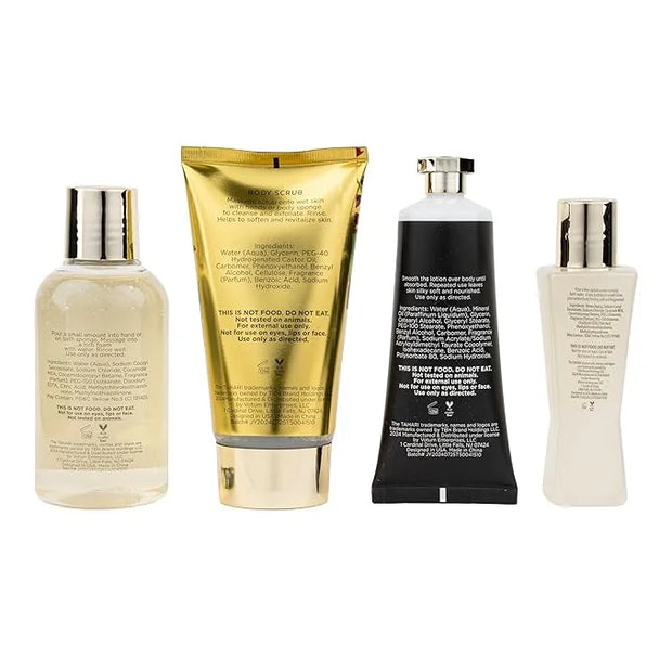 Tahari Vanilla Jasmine Spa Gift Set for Women – Luxurious Bath Kit with Body Lotion, Body Wash, Hand Cream & Body Mist – P...