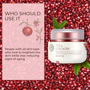 The Face Shop Pomegranate & Collagen Volume Lifting Eye Cream | Deep Revitalizing Cream for Elasticity, Firmness & Density...