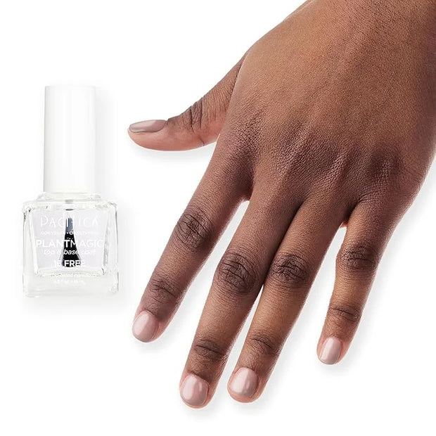 Pacifica Natural Base and Top Coat Breathable Clear Coat, Long-Lasting for Glossy Nails, Vegan & Cruelty-Free - Product Image