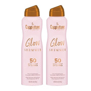 Coppertone Glow with Shimmer Sunscreen Spray SPF 50, Water Resistant Spray Sunscreen, Broad Spectrum SPF 50 Sunscreen Pack...