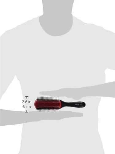 Diane Nylon Pin Styling Hair Brush for Detangling, Separating, Shaping and Defining Wet Thick or Curly Hair, Glides Throug...