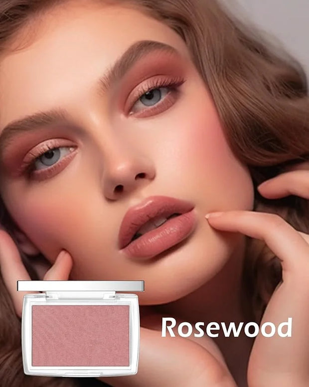 Powder Blush Palette, Matte Powder Makeup Blush for Cheeks, Natural Glow Face Blush Contour Palette, Lightweight, Smooth, ...