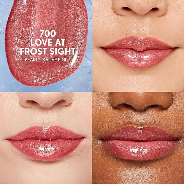 Covergirl Clean Fresh Yummy Plumper Lip Gloss, 700 Love At Frost Sight, Shiny, Vegan Formula, Easy to Apply, Minty Flavor,...