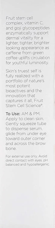 Andalou Naturals Luminous Eye Serum, Illuminating Eye Cream for Dark Circles and Puffiness, Vitamin C, Caffeine & Goji Gly...