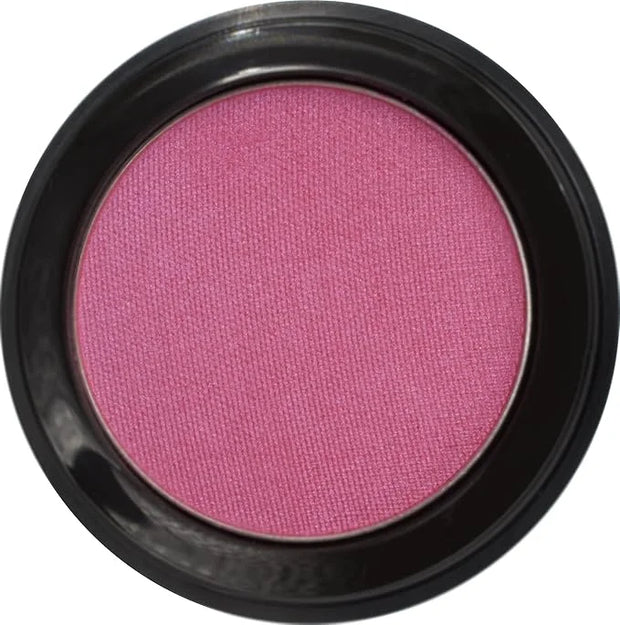 Fuchsia Rose Deep Pink Red Shimmer Opaque Pressed Powder Single Vegan Eyeshadow; Talc, Paraben & Cruelty Free - Product Image