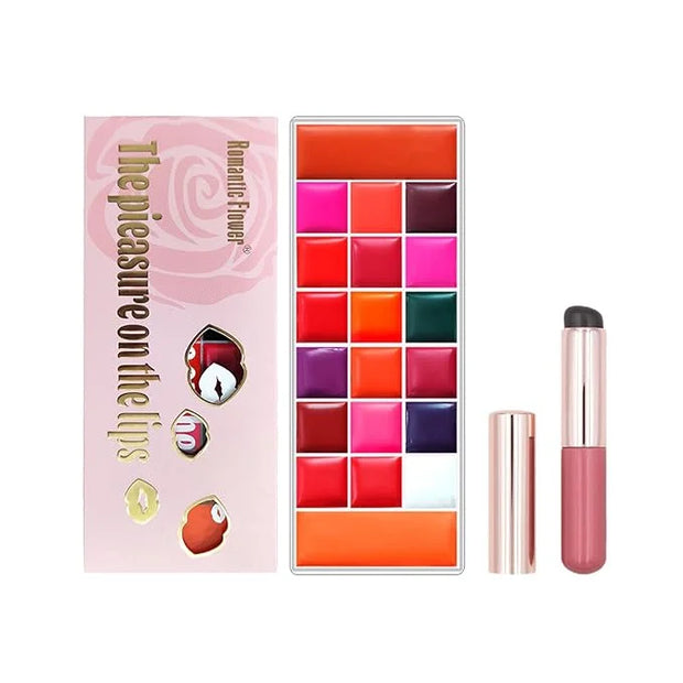 Long-Lasting Hydrating Lipgloss Makeup Sets for Girls and Women Waterproof Non-Sticky Lip Gloss Lip Stain Lipcolor with So...