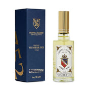 Caswell-Massey Number Six Gold Cap Cologne, Men’s Cologne with Sophisticated Top Notes of Bergamot, Rosemary & White Narci...