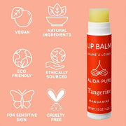 Tangerine Lip Balm, Vegan Lip Balm Lips,