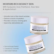 Advanced Clinicals Hyaluronic Acid Face Moisturizer Gel Cream + Hyaluronic Acid Body Cream 2pc Hydrating Skincare Set For ...