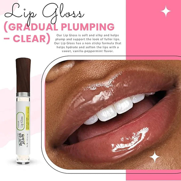 Moisturizing Lip Plumping Gloss (Clear) Moisturizing