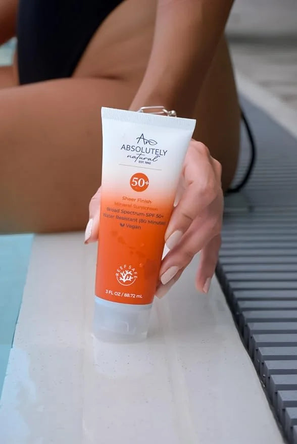 SPF 50+ Mineral Sunscreen Lotion - Anti-Aging Sunblock for Body & Face, Made with Rose Hips, Aloe, Zinc Oxide and Other Cr...